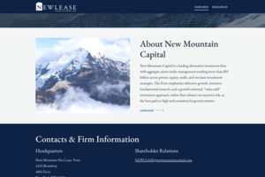 New Mountain Net Lease Trust