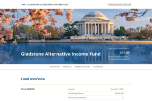 Gladstone Alternative Income Fund