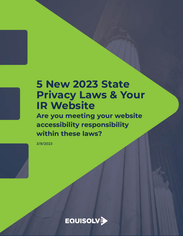 5 New 2023 state privacy laws and your website
