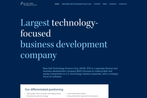 Blue Owl Technology Finance Corp.
