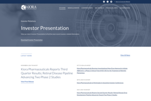 Kiora Pharmaceuticals, Inc.